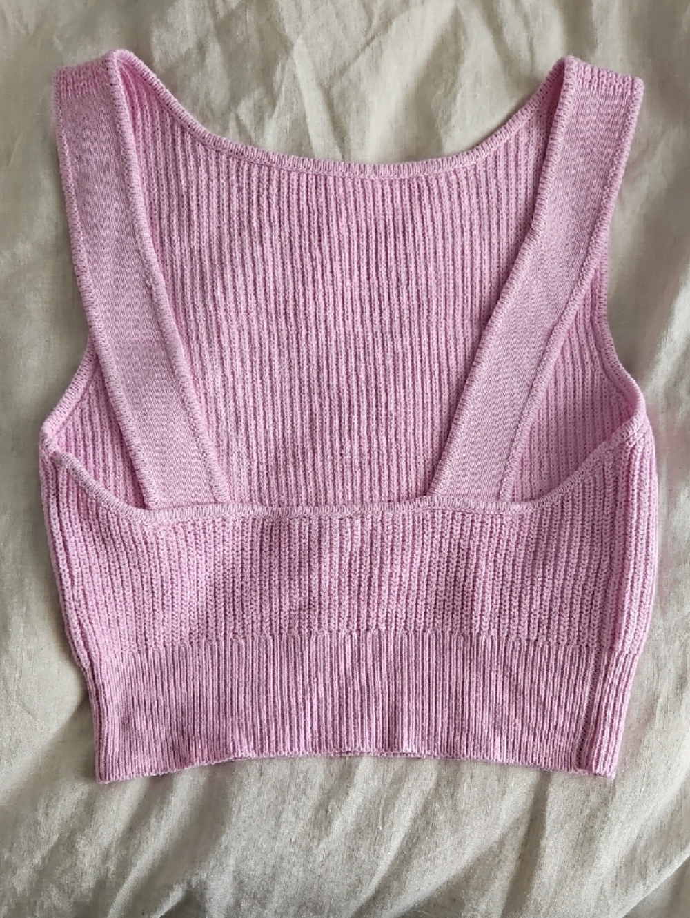 Dynamite Light Pink Ribbed Knit Tank - Picture 3 of 5